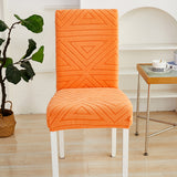 Housse de chaise <br> Triangle Orange