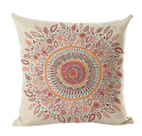 Housse de coussin 40x40 <br> Mandala Colorée
