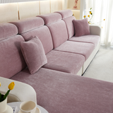 Housse de Coussin Canapé <br> Effet Velours Purple