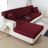 Sofa Cushion Cover <br> Stretch Bordeaux