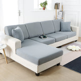 Housse de Coussin Canapé <br> Extensible Gris Light