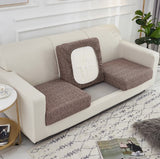 Sofa Cushion Cover <br> Light Brown Print