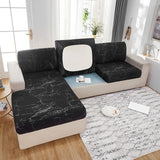 Sofa Cushion Cover <br> Black Printed