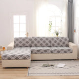 Housse de Coussin de Canapé <br> Géométrique Gris et Blanc