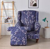 Housse fauteuil Crapaud <br> Fleurie Rose