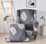 Housse fauteuil Crapaud <br>Tropicale Grise