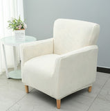 Housse fauteuil Scandinave <br> Blanc