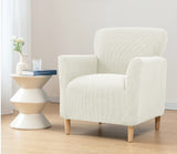 Housse fauteuil Scandinave <br> Blanche