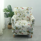 Housse fauteuil Scandinave <br> Fleurie