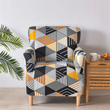 Housse fauteuil Scandinave <br> Géométrique