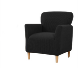 Housse fauteuil Scandinave <br> Noire