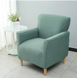 Housse fauteuil Scandinave <br> Vert Cyan