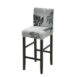 Housse de Tabouret <br> Feuillage Gris