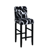 Housse de Tabouret <br> Noir et Blanc