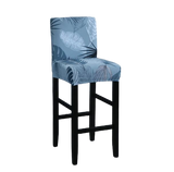 Housse de Tabouret <br> Tropical Bleu