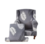 Housse fauteuil Crapaud <br>Tropicale Grise