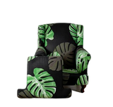 Housse fauteuil Crapaud <br> Tropicale Noire