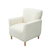 Housse fauteuil Scandinave <br> Blanc