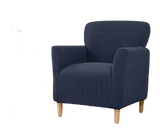 Housse fauteuil Scandinave <br> Bleu Marine