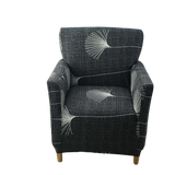 Housse fauteuil Scandinave <br>Gris et Blanc