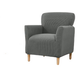 Housse fauteuil Scandinave <br> Gris Foncé