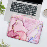 Laptop sleeve <br> Pink Marble