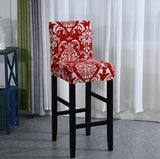 Housse de Tabouret <br> Baroque Rouge