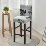 Housse de Tabouret <br> Feuillage Gris