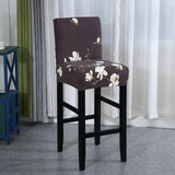 Housse de Tabouret <br> Fleurie Gris