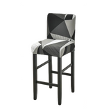 Housse de Tabouret <br> Géométrique Noir et Blanc