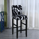 Housse de Tabouret <br> Noir et Blanc