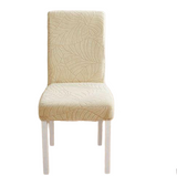 Stretch Chair Cover <br> Jacquard Beige