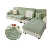Housse de Coussin Canapé <br> Jacquard Vert Sauge