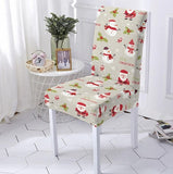 Chair cover <br> Merry Christmas Grey