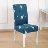 Chair cover <br> Blue Christmas Deer