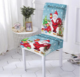Chair cover <br> Merry Christmas Sky Blue