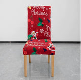 Chair cover <br> Merry Christmas Red