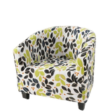 Housse fauteuil Cabriolet <br> Feuillage Noir