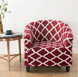 Housse fauteuil Cabriolet <br> Géométrique Rouge