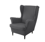 Housse fauteuil <br> Extensible Gris Foncé