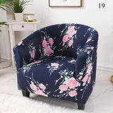 Housse fauteuil Cabriolet <br> Fleurie Rose et Bleu
