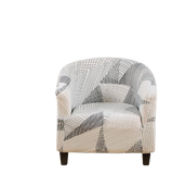 Housse fauteuil Cabriolet <br> Géométrique Noir et Blanc