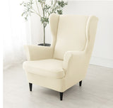Housse fauteuil <br> Extensible Blanc