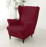 Housse fauteuil <br> Extensible Grenat