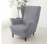 Housse fauteuil <br> Extensible Gris Clair