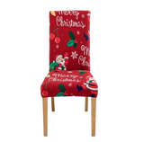 Chair cover <br> Merry Christmas Red
