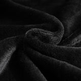 Housse de chaise <br> Velours Noir